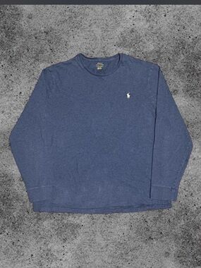 Polo by Ralph Lauren Blue Long-Sleeve Crewneck Shirt
